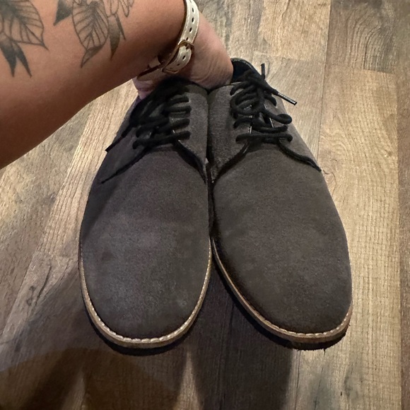 Thomas & Vine Suede Lace Up Dress Shoes sz 10.5 - Picture 7 of 8